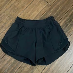 Size 4 black lululemon shorts ( 4 in. )